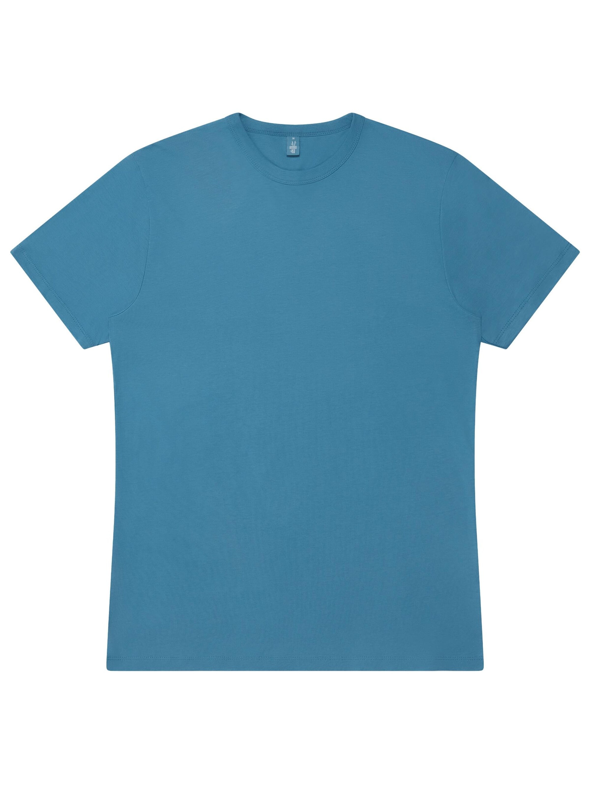 T-Shirt 'Fairwear Bambus' Life-Tree en bleu : devant