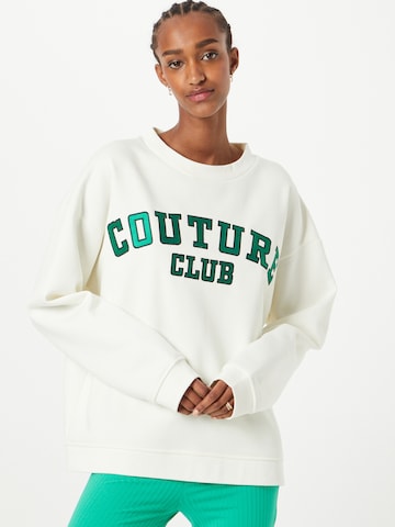 The Couture Club Sweatshirt in Weiß: predná strana