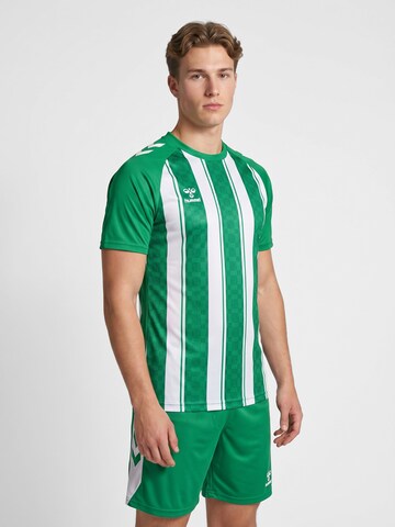 T-Shirt fonctionnel 'Match' Hummel en vert : devant