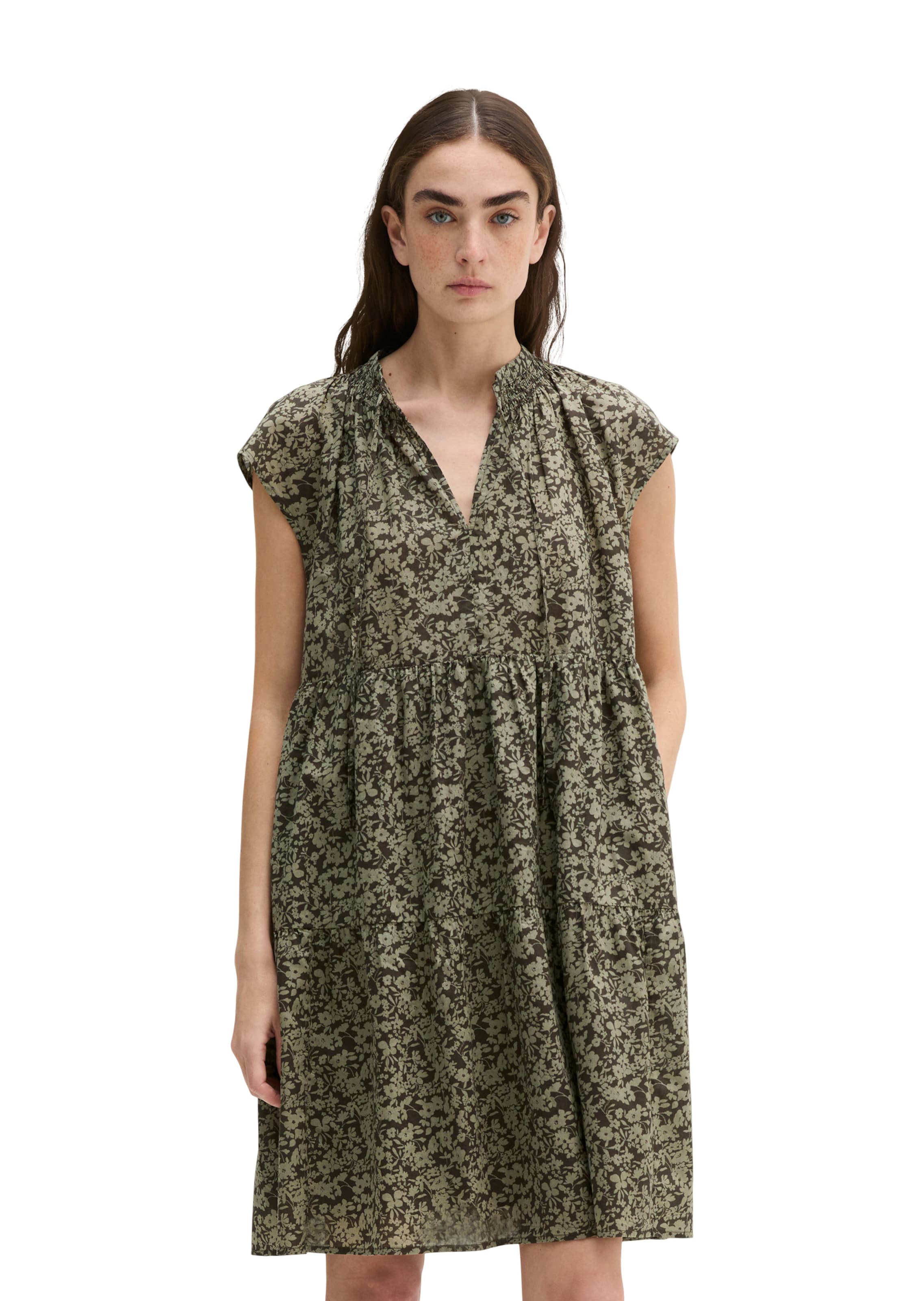 Marc O'Polo Summer dress in Brown: front