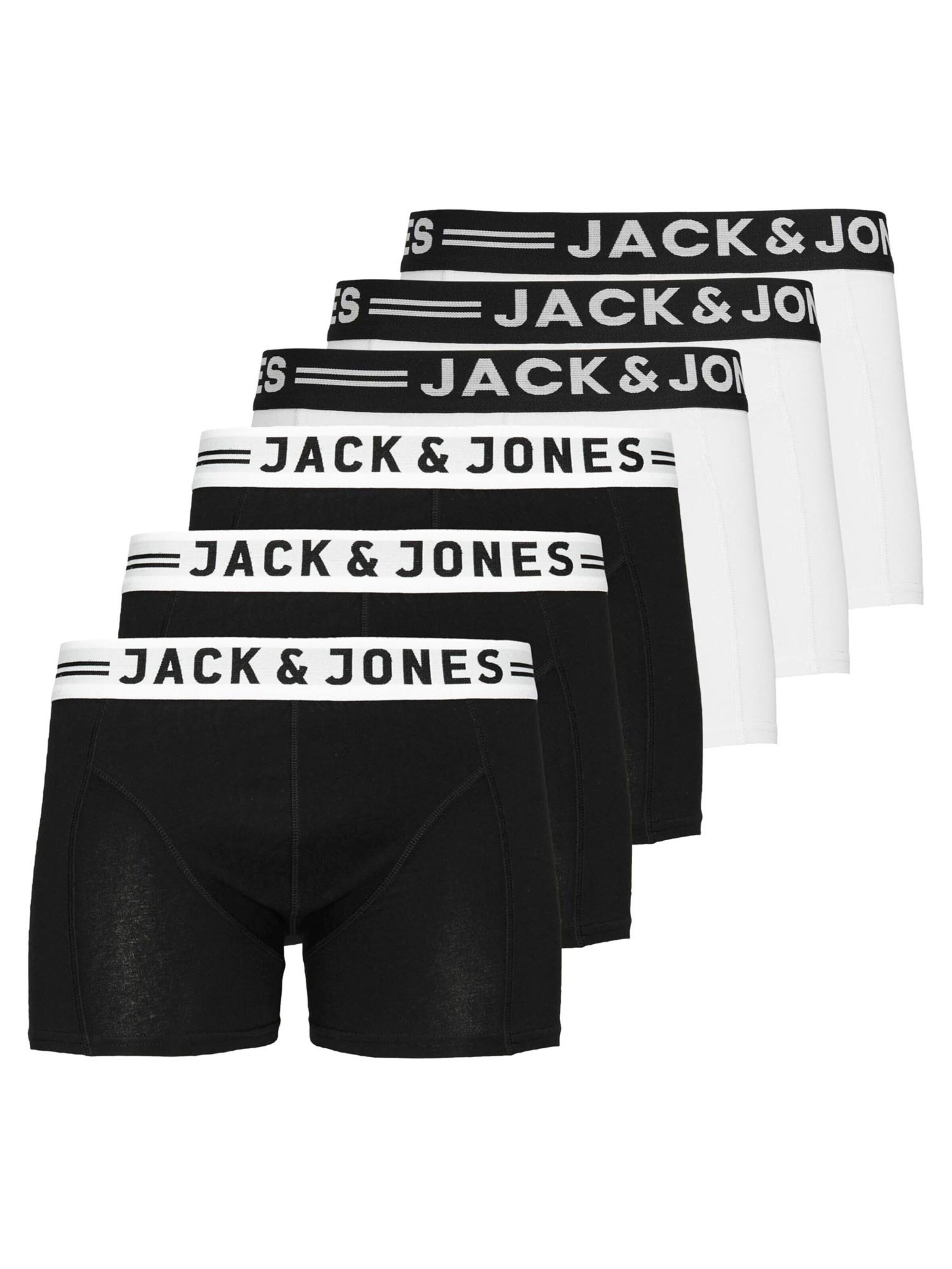 JACK & JONES Boxershorts 'Sense' in Grijs: voorkant