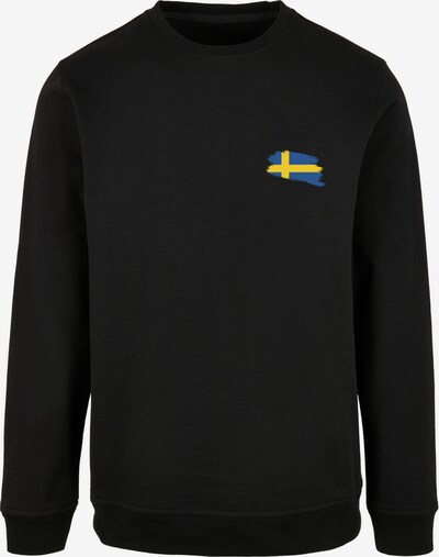 F4NT4STIC Sweatshirt in gelb / schwarz / weiß, Produktansicht