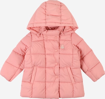 UNITED COLORS OF BENETTON Winter Jacket in Pink: front