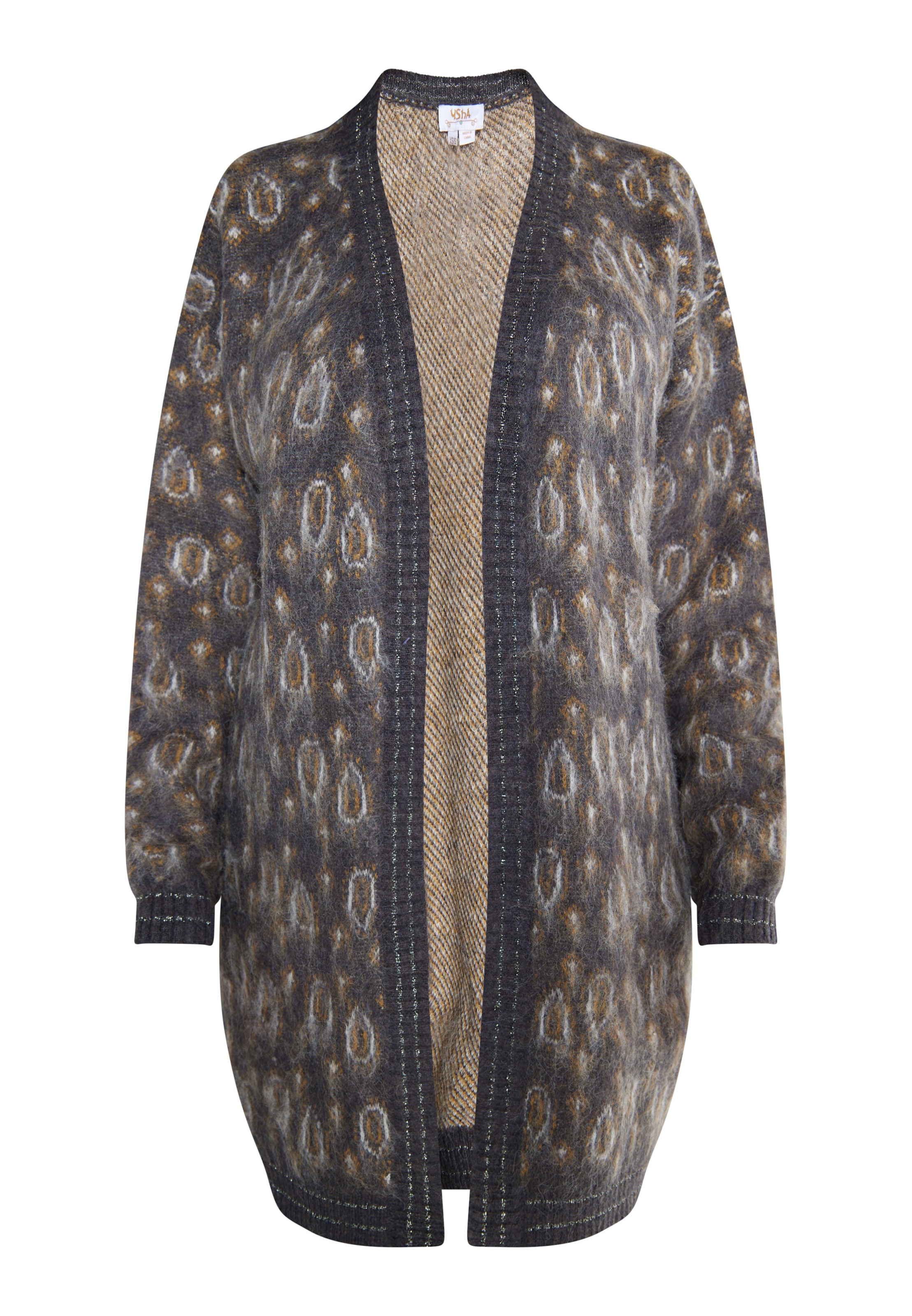 Cardigan 'Carnea' usha FESTIVAL en gris : devant