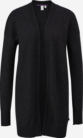 QS Strickjacke in Schwarz: predná strana