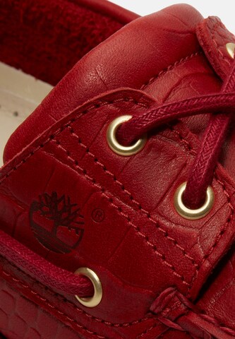 TIMBERLAND Mokasíny '6B58' – červená