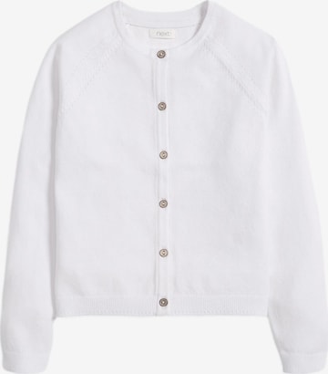 Next Neuletakki värissä valkoinen: etupuoli