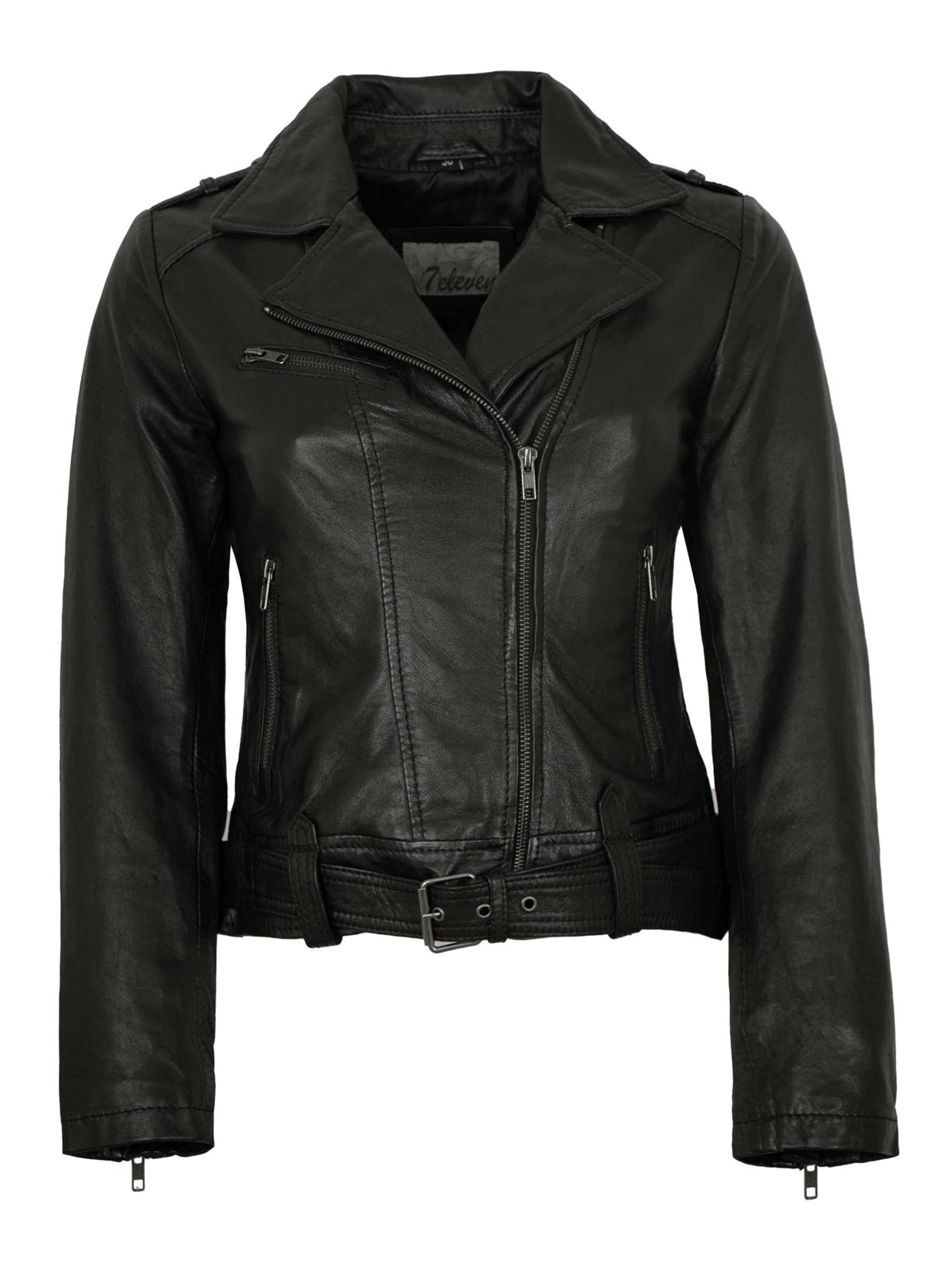 7ELEVEN Between-season jacket 'Juliette' in Black: front