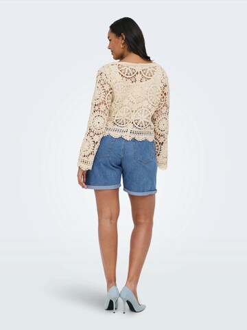 ONLY Carmakoma Kardigan 'CARWATERLY' – béžová