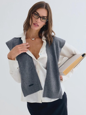 Écharpe SILK & CASHMERE en gris