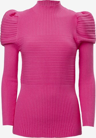 Pullover di Influencer in rosa: frontale