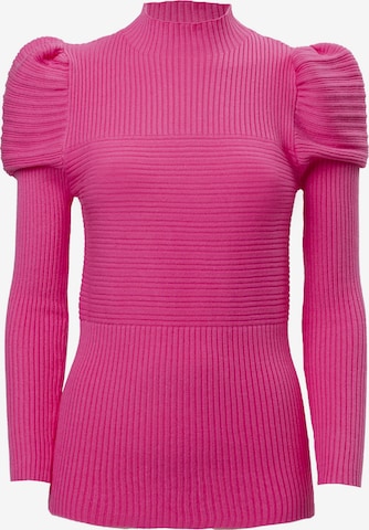 Pullover di Influencer in rosa: frontale