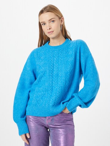 GAP Пуловер в синьо: отпред