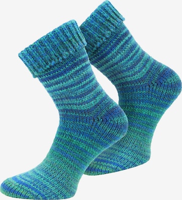 normani Socks in Blue: front