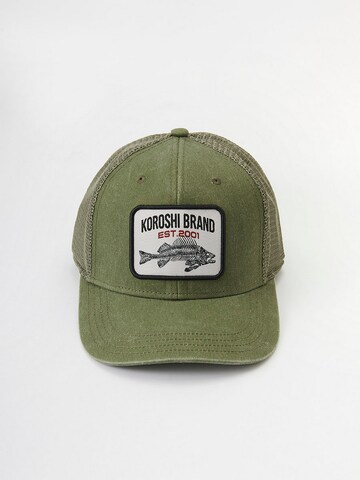 KOROSHI - Gorra en verde: frente