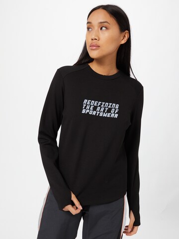 MOROTAI Athletic Sweatshirt 'Active Dry' in Black: front