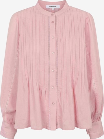 T-shirt ' SRTahnee ' Soft Rebels en violet : devant