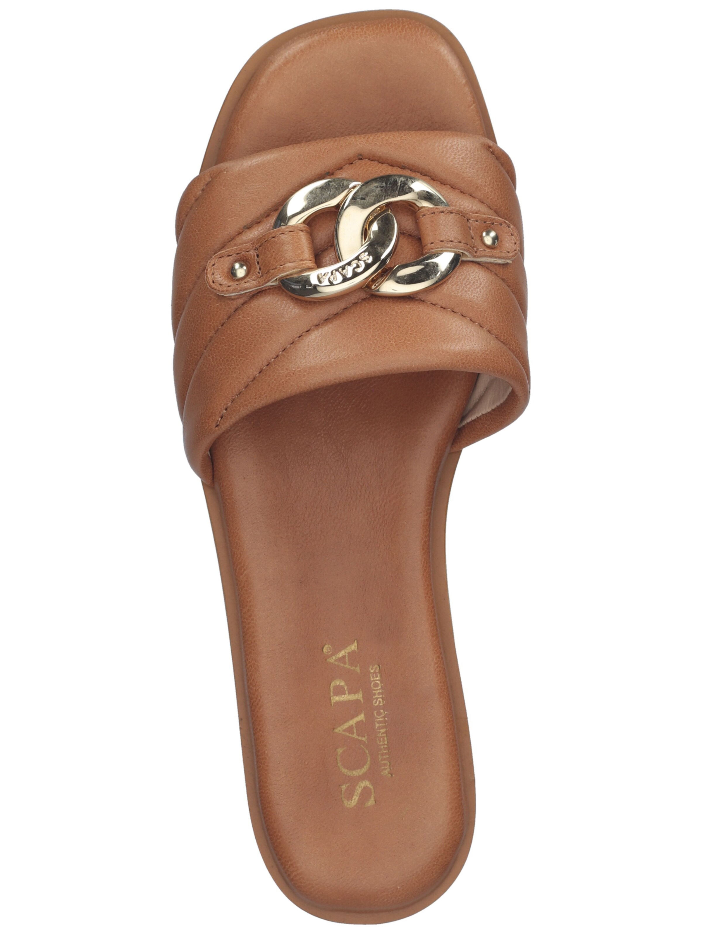 SCAPA Pantolette in Braun