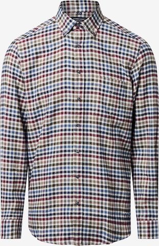 Andrew James Button Up Shirt in Blue: front