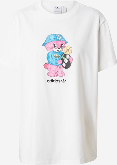 ADIDAS ORIGINALS Shirts i lyseblå / gul / lys pink / hvid, Produktvisning