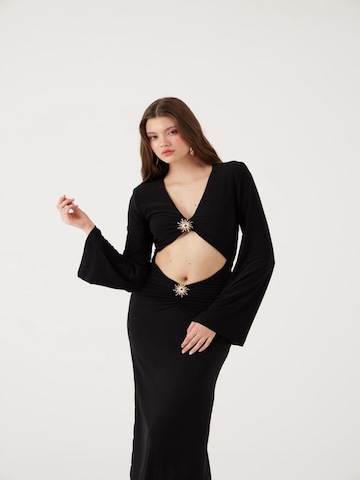 HOLLY LOLLY Kleid in Schwarz