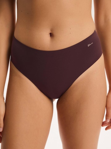 ESOTIQ - Panti 'Slip Nude, nahtlos, mittlere Leibhöhe' en marrón: frente