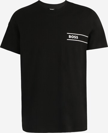 Maillot de corps 'RN 24' BOSS en noir : devant