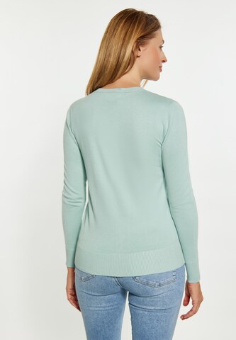 usha BLUE LABEL Knit Cardigan in Green