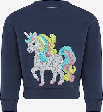 Kidsworld Sweatshirt in Blue: front