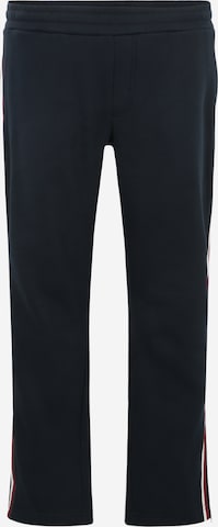 Tommy Hilfiger Big & Tall Regular Trousers in Blue: front