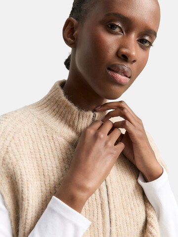 TOM TAILOR DENIM Gebreid vest in Beige