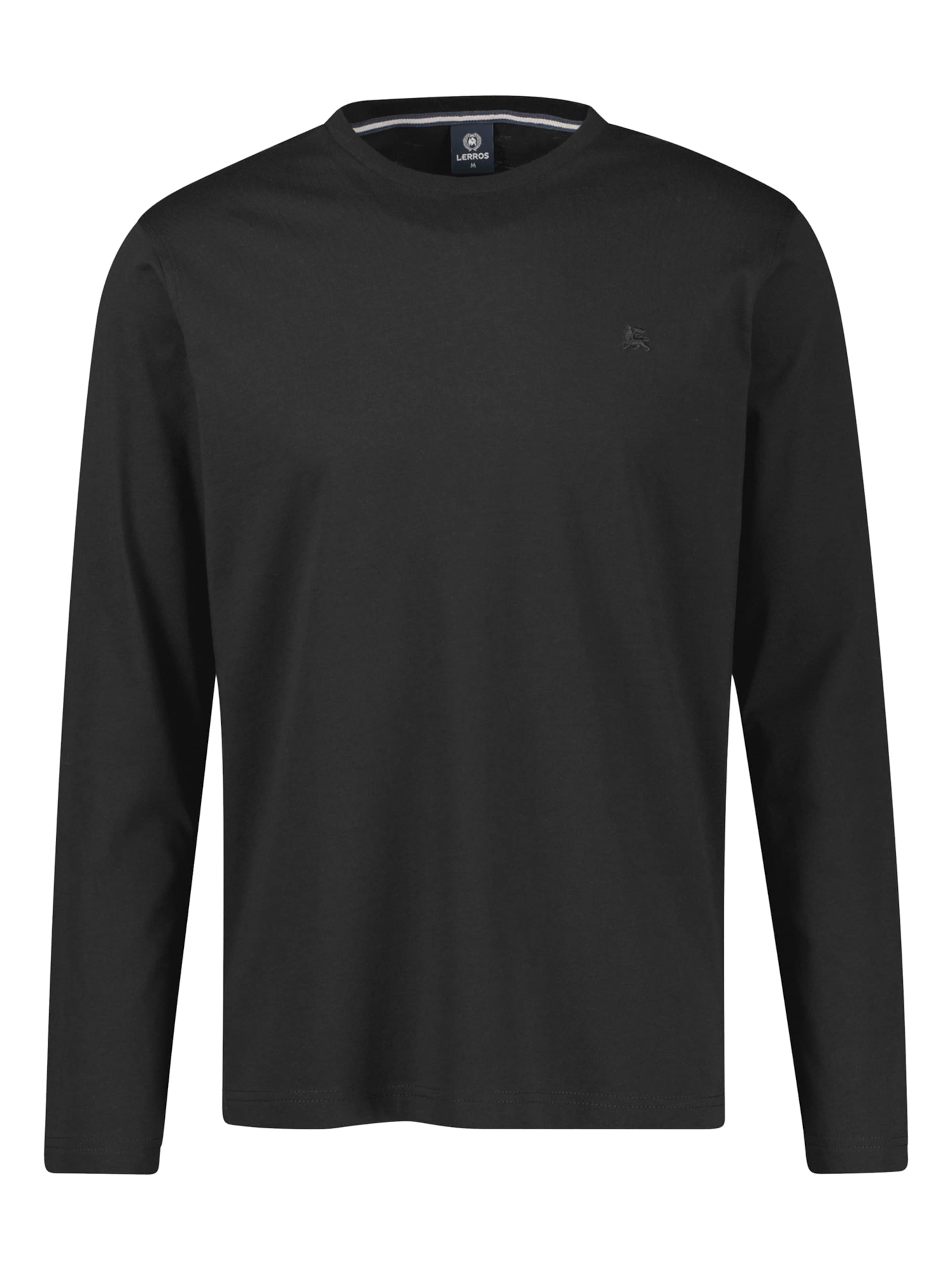 LERROS Sweatshirt in Zwart: voorkant
