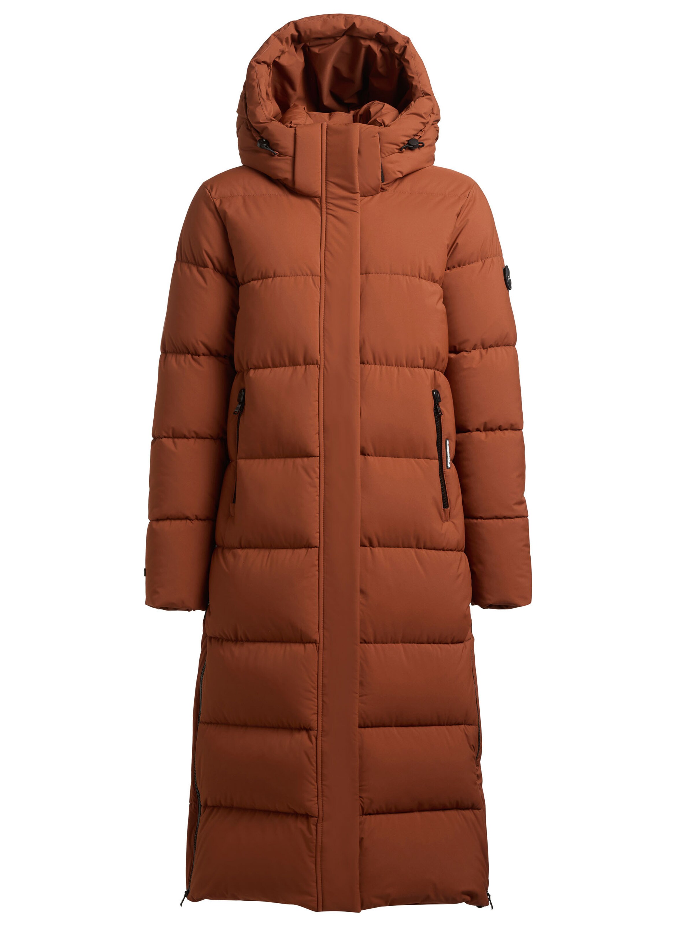 khujo Mantel 'Dote2' in Braun: Vorderseite