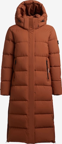 khujo Wintermantel 'Dote2' in Bruin: voorkant