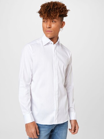 ETON Regular fit Button Up Shirt in White: front