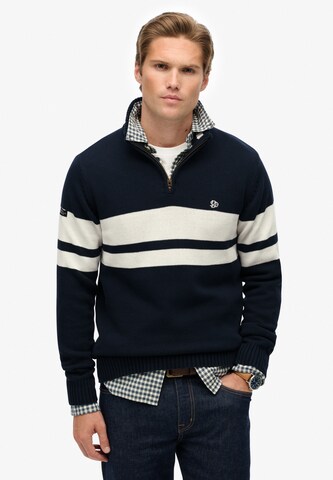 Superdry & Co Pullover in Blau: Vorderseite