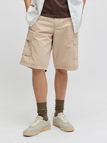 Loosefit Pantalon cargo 'JREBCORY' JJ Rebel en marron : devant