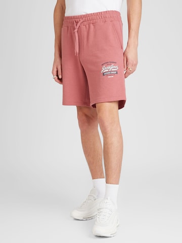 regular Pantaloni di JACK & JONES in rosa: frontale