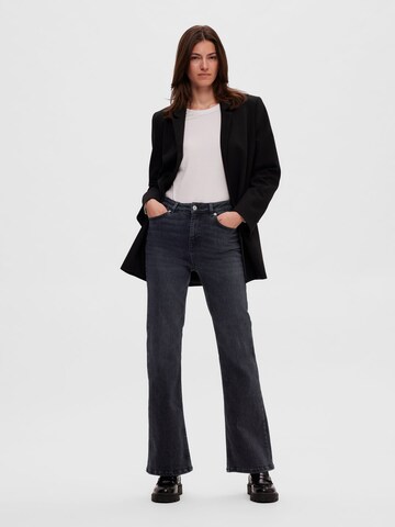 SELECTED FEMME Bootcut Jeans in Schwarz