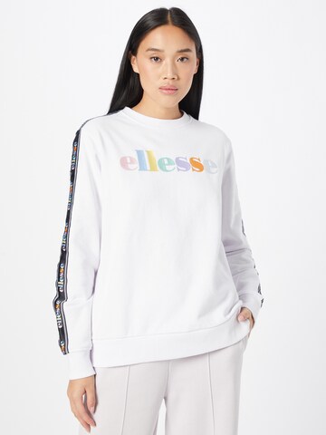 ELLESSE Sweatshirt 'Ginny' in White: front