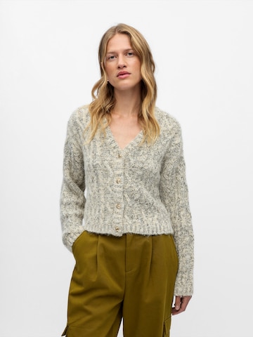 OBJECT Strickjacke 'OBJINUK' in Weiß: Vorderseite