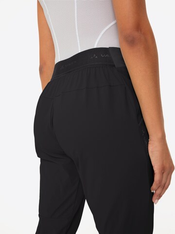 VAUDE Slimfit Outdoorbroek 'Scopi' in Zwart