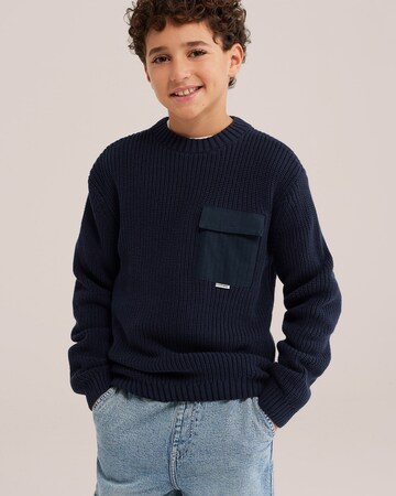 WE Fashion - Jersey en azul: frente