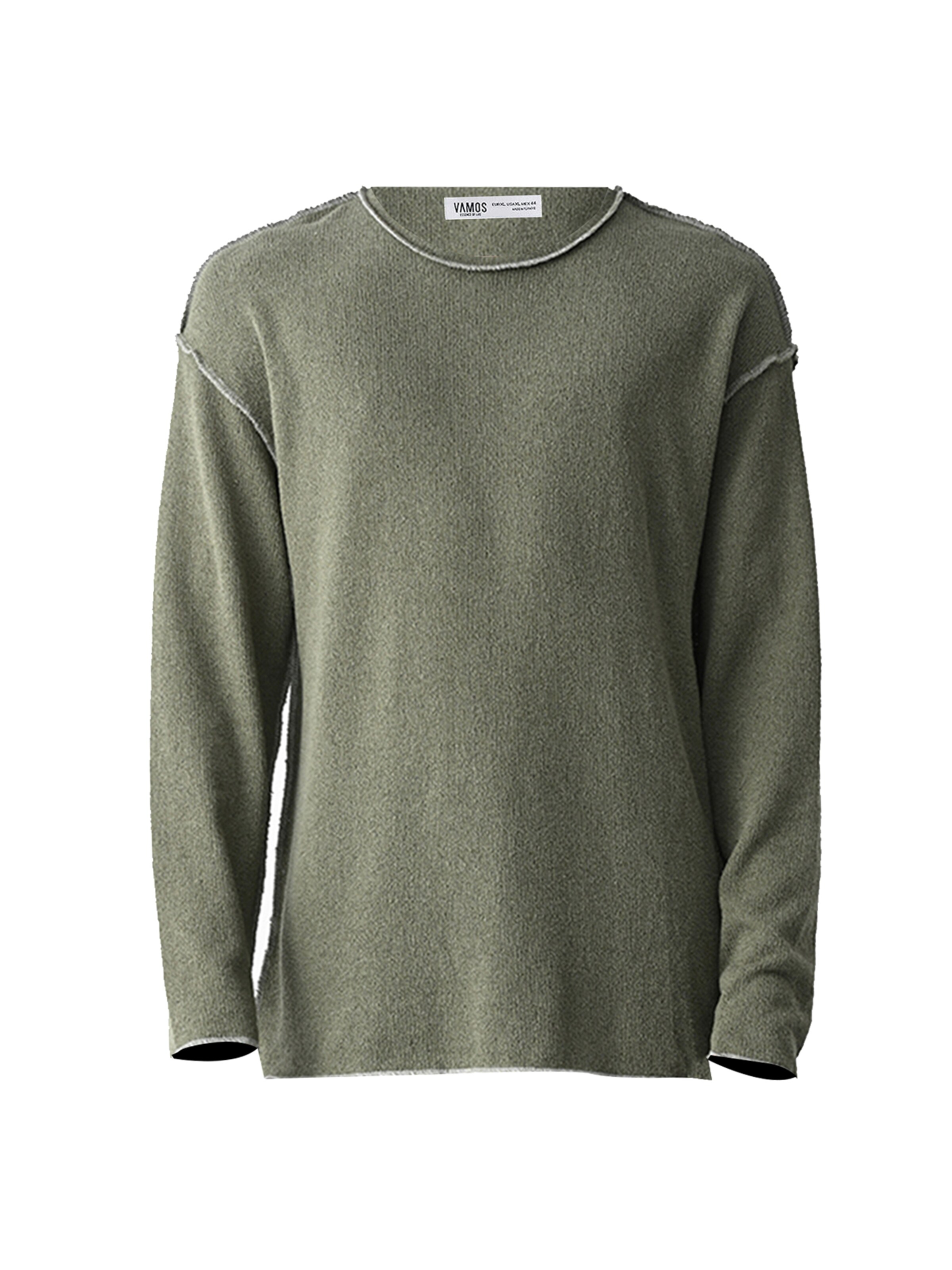 Pullover di VAMOS CLO in verde: frontale
