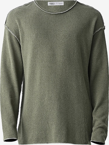 Pull-over VAMOS CLO en vert : devant