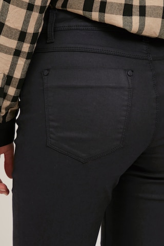 PULZ Jeans Slim fit Pants 'PZEMMA' in Black