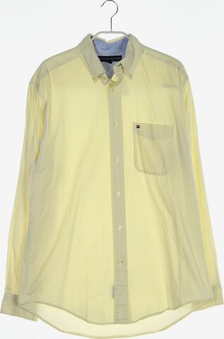 TOMMY HILFIGER Button Up Shirt in S in Beige: front