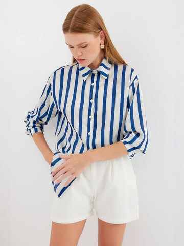 Camicia da donna di Bigdart in blu: frontale