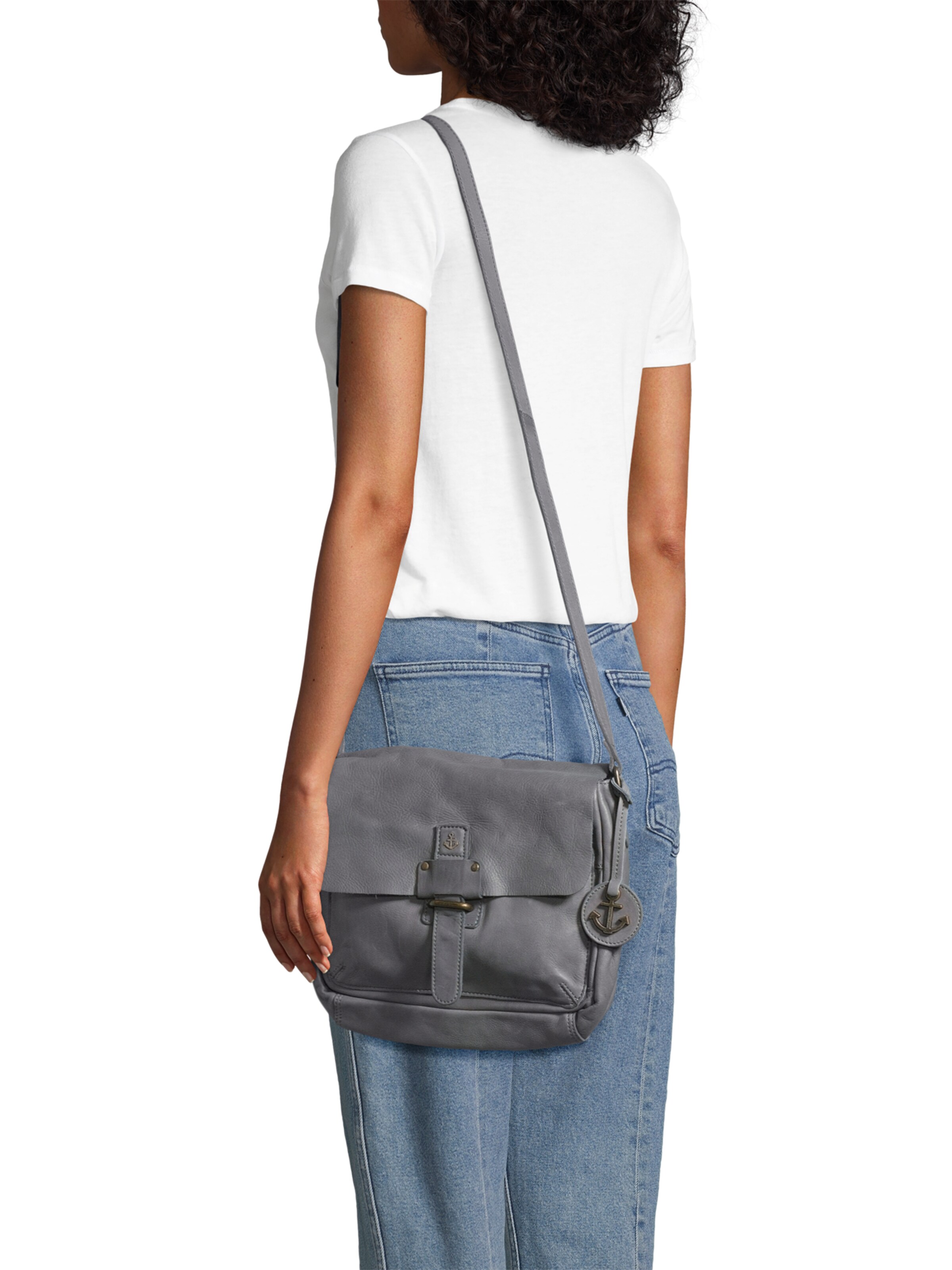 Harbour 2nd Crossbody bag 'Anchor Love' in Grey: front
