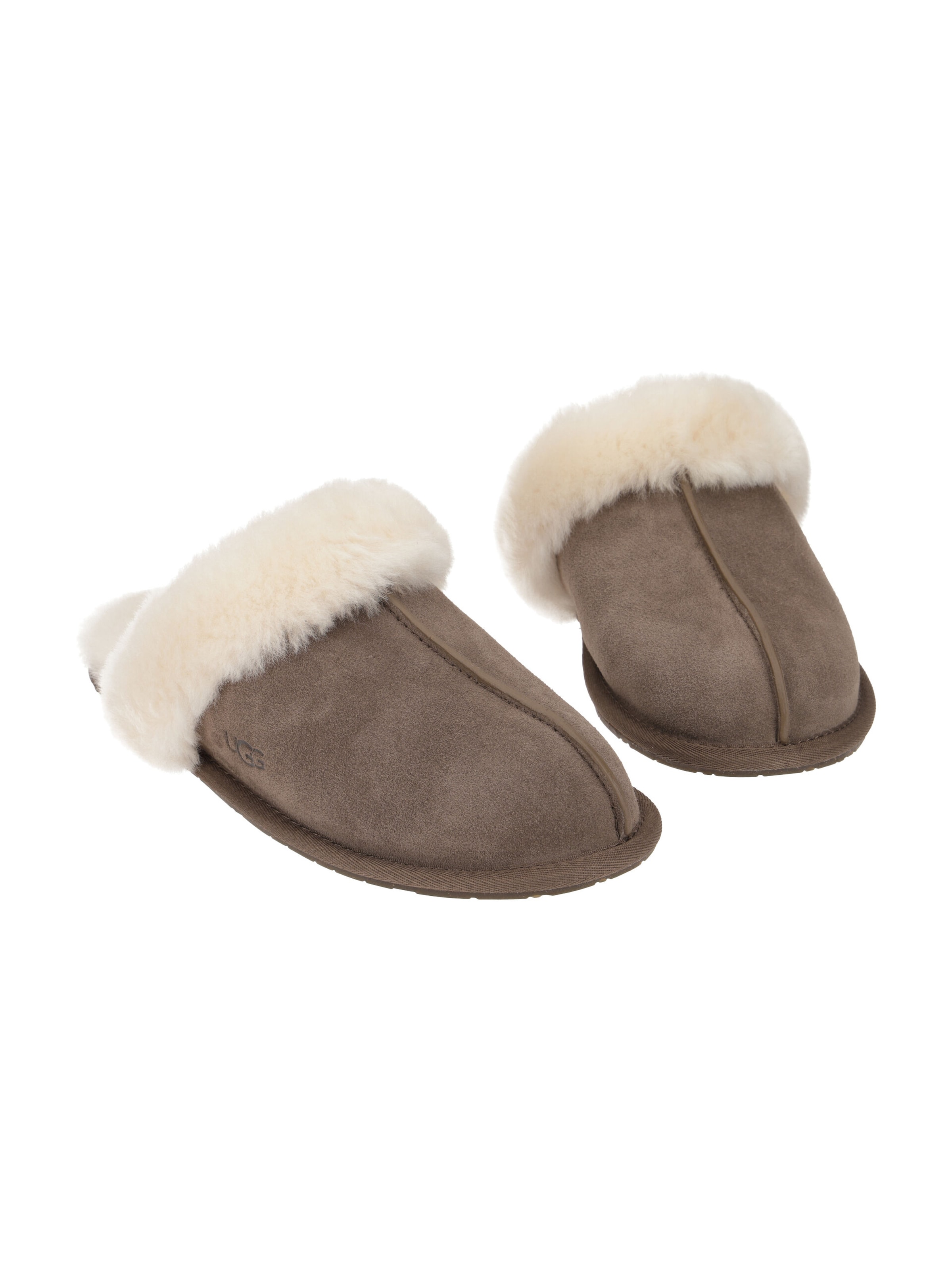 UGG Pantolette 'UGG Scuffette Hausschuhe dunkelbraun 1106872' in Braun